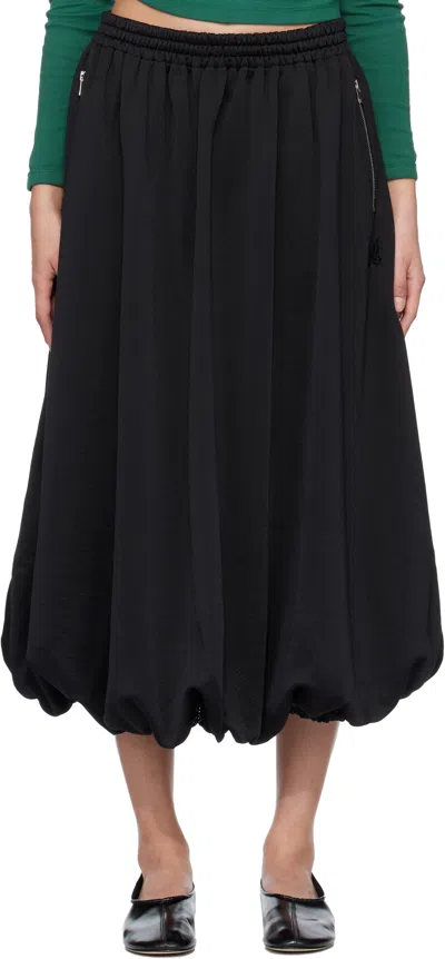 Needles Black Balloon Track Midi Skirt