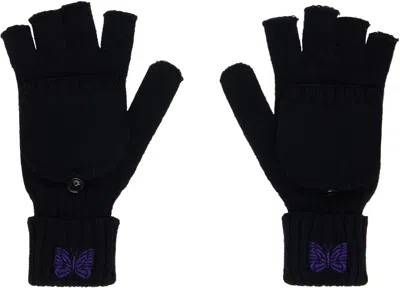 Needles Black Convertible Gloves