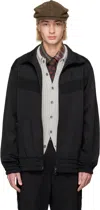 Needles Black Fringe Track Jacket In B-black