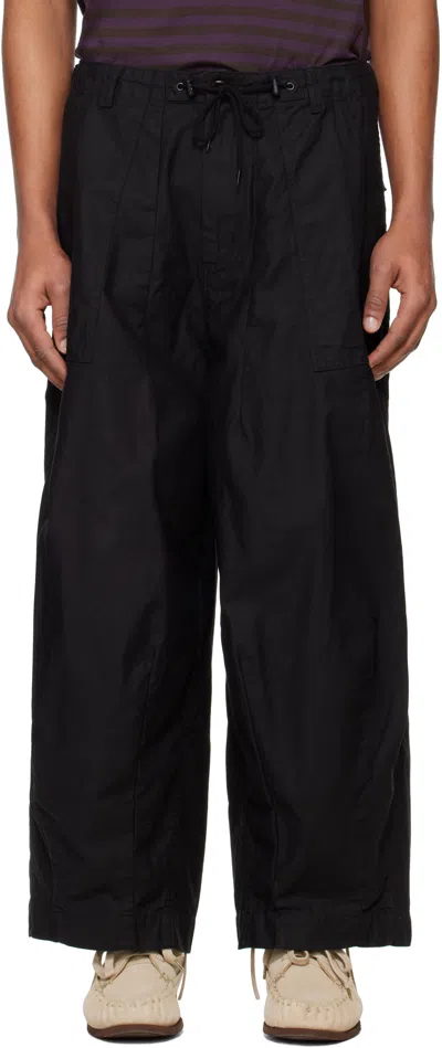 NEEDLES BLACK H.D. TROUSERS