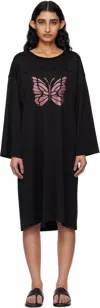 Needles Black Hockey Midi Dress In C-black
