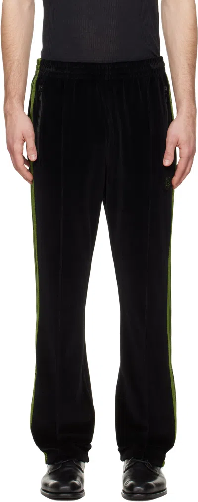 Needles Black Narrow Track Pants