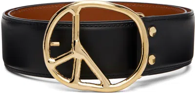 Needles Black Peace Buckle Belt