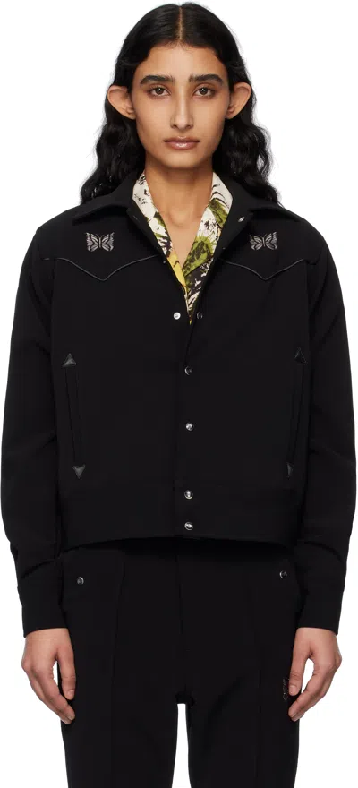 Needles Black Piping Cowboy Jacket In C-black