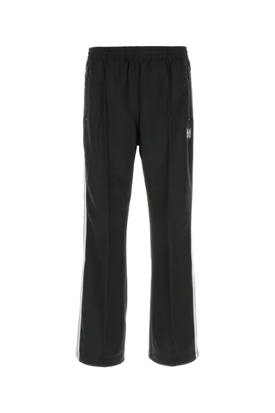 Needles Black Polyester Joggers