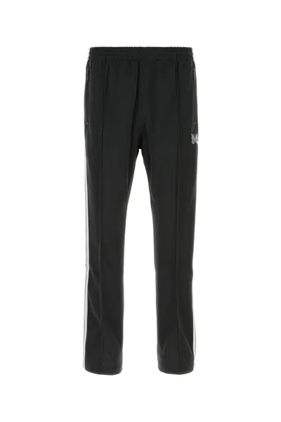 Needles Black Polyester Joggers
