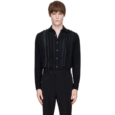 Needles Black Ribbon Flannel Shirt