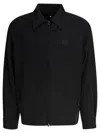 Needles Black Sports Jacket With Two-way Zipper In Black