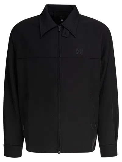Needles Black Sports Jacket With Two-way Zipper
