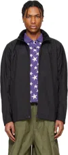 Needles Black Wind Jacket In Black