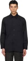 Needles Black Work Shirt In Black