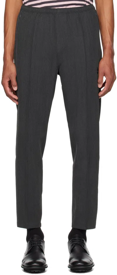 Needles Black W.u. Lounge Pants In Charcoal
