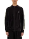 Needles Rib Collar Track Jacket In Black