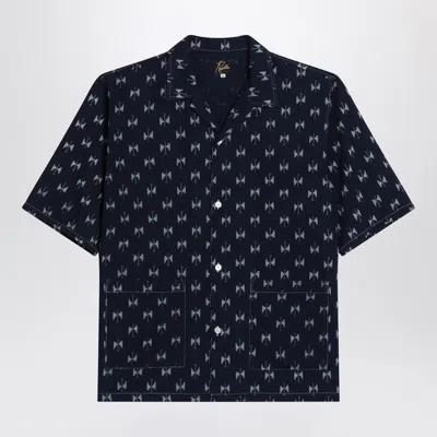 Needles Blue Denim Shirt With Bow Ties