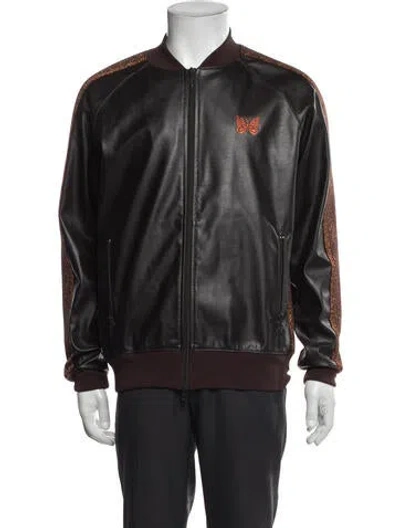 Pre-owned Needles Bomber Jacket W/ Tags In Blue