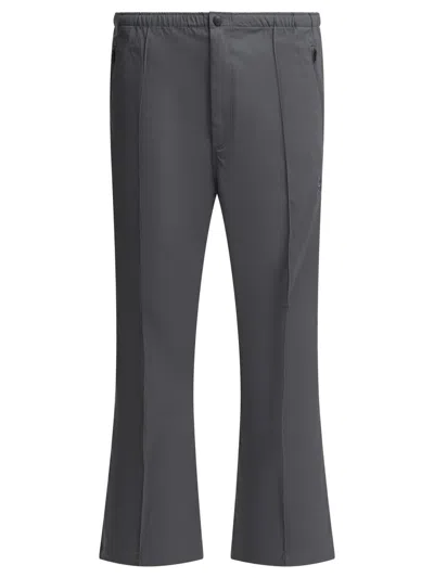 Needles Boot-cut Twill Pants And Elastic Waistband In Gray
