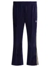 Needles Poly Smooth Logo Track Pants In Blue