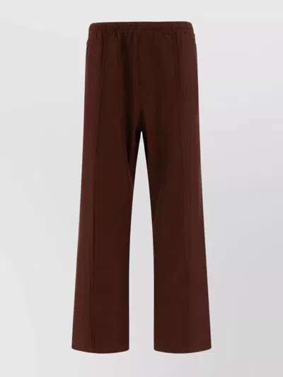 NEEDLES BOOT-CUT TROUSERS ELASTIC WAISTBAND