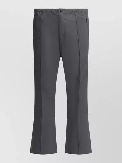 NEEDLES BOOT-CUT TWILL PANTS AND ELASTIC WAISTBAND
