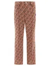 Needles Flared Pants With Pockets And Loops In Brown