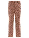 Needles Flared Pants With Pockets And Loops In Brown