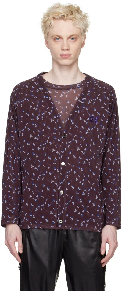 Needles Brown Floral Cardigan