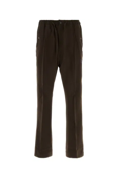 Needles Brown Polyester Blend Joggers