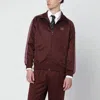 Needles Brown Poly Smooth Track Jacket