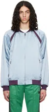 Needles Bue W.s.s. Bomber Jacket In Blue