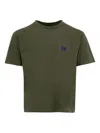 Needles Butterfly Embroidered Pocket T-shirt In Green
