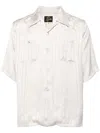 Needles Butterfly-embroidered Shirt In Neutrals
