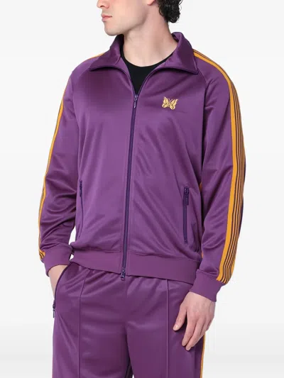 NEEDLES BUTTERFLY-EMBROIDERED TRACK JACKET