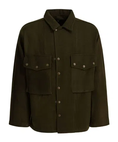 NEEDLES NEEDLES BUTTONED OVERSHIRT JACKET