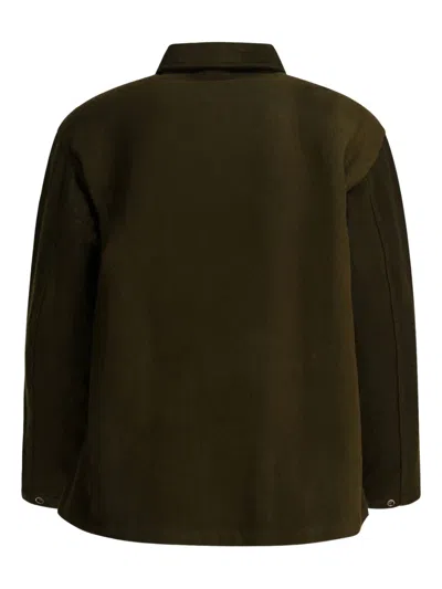 Needles Buttoned Pocket Jacket In Green
