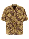 Needles "floral Oasis" Embroidered Short Sleeve Shirt