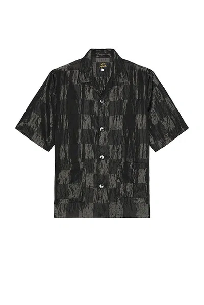 Needles Black Cabana Shirt In B-black