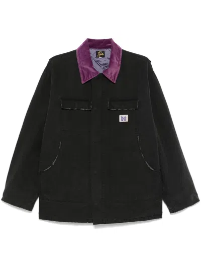 Needles Canvas Shirt Jacket In Multicolor