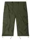 Needles Cargo-pocket Drawstring Shorts In Green