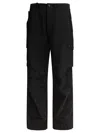 Needles Oversized Cargo Trousers With Adjustable Hem In Black
