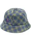 Needles Check-pattern Bucket Hat In Green