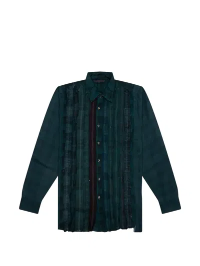 Needles Checked Shirt In Green