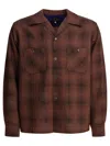 Needles Wool Shirt With Chest Pockets And Long Sleeves In Burgundy