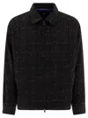 Needles Wool Jacket With Elastic Hem And Side Pockets In Black