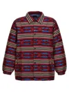 Needles Jacket Striped Pattern Side Pockets In Multicolor