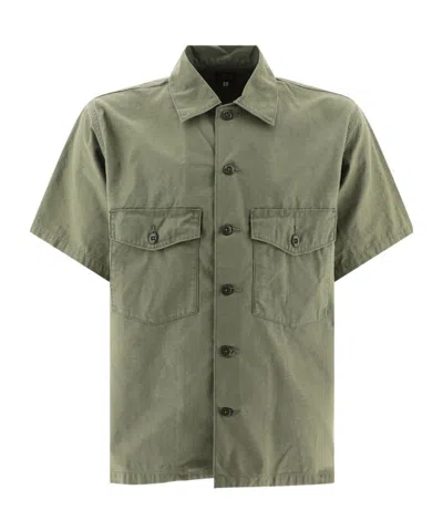 NEEDLES NEEDLES COLLARED SHORT-SLEEVED SHIRT