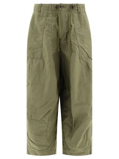 Needles Cotton Pants In Green