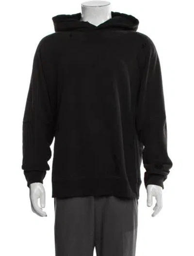 Pre-owned Needles Crew Neck Long Sleeve Hoodie In Black