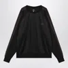 Needles Stripe-detail Sweatshirt In Black