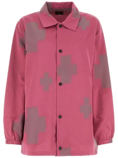 NEEDLES CROSS-PRINT SHIRT