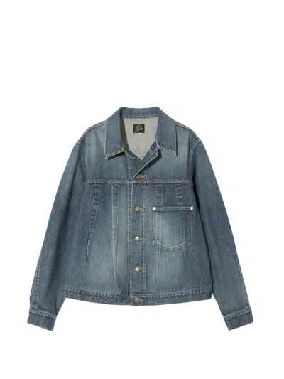 Needles Long-sleeve Denim Jacket In Blue